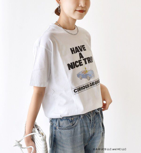 SHIPS for women「【SHIPS別注】GOOD ROCK SPEED/Curious George/TEE」|Tシャツ・カットソー|