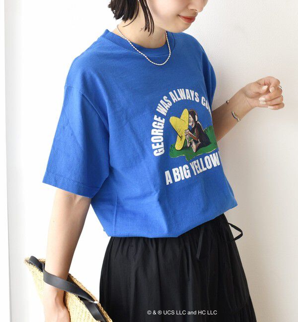 SHIPS for women「【SHIPS別注】GOOD ROCK SPEED/Curious George/TEE」|Tシャツ・カットソー|