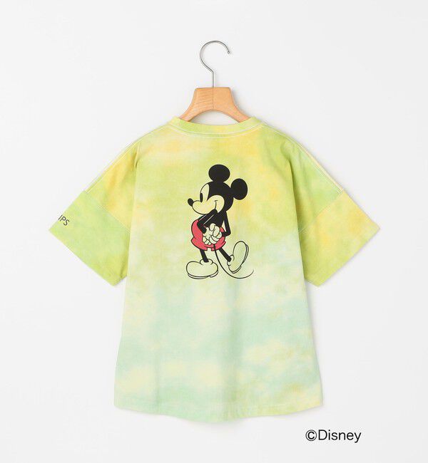 SHIPS KIDS「SHIPS KIDS:130～170cm / ミッキーマウス プリント タイダイ風 Tシャツ」|Tシャツ・カットソー|