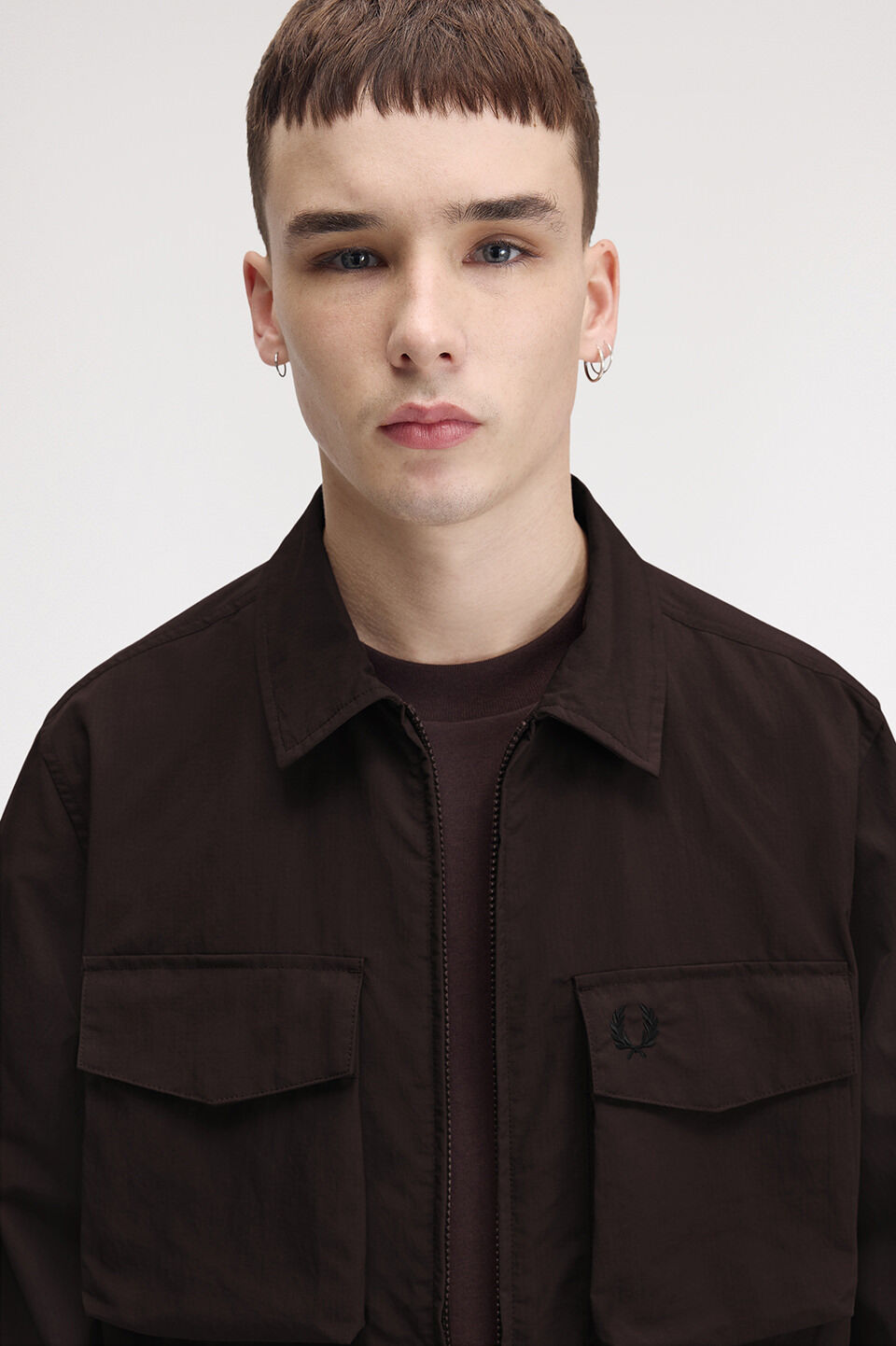 FRED PERRY 「FRED PERRY／Ripstop Pocket Overshirt／リップストップポケットオーバーシャツ」|ブルゾン・スタジャン|