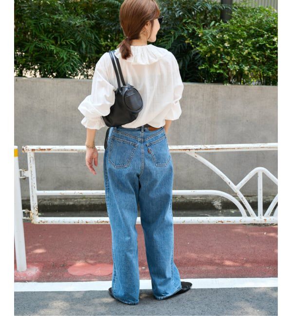 OUTDOOR PRODUCTS Usual Things「≪予約≫コットンレースフリルカラーブラウス」|シャツ・ブラウス|