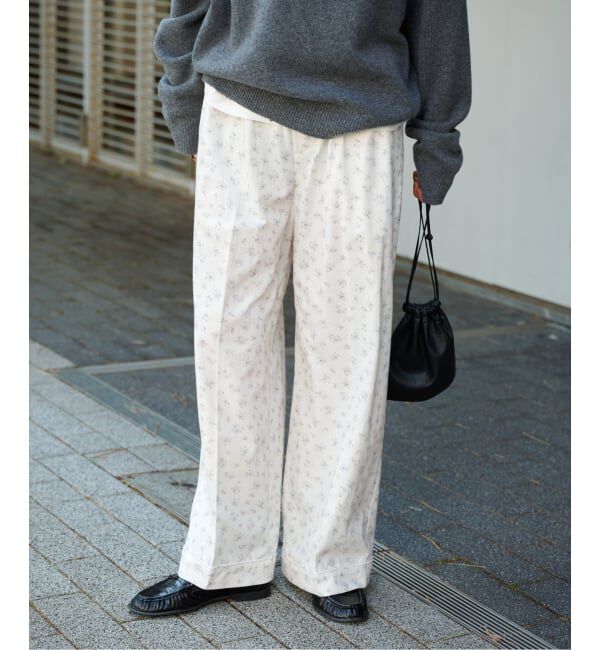 OUTDOOR PRODUCTS Usual Things「≪予約≫フラワー&ギンガム ネルパジャマパンツ」|スラックス|