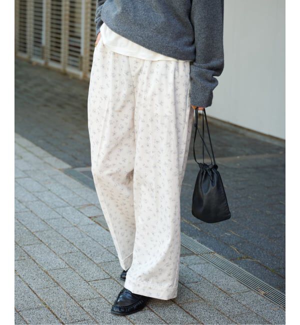 OUTDOOR PRODUCTS Usual Things「≪予約≫フラワー&ギンガム ネルパジャマパンツ」|スラックス|