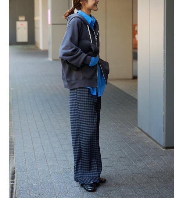 OUTDOOR PRODUCTS Usual Things「≪予約≫フラワー&ギンガム ネルパジャマパンツ」|スラックス|