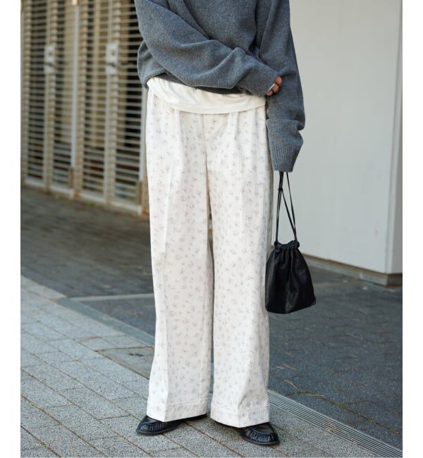 OUTDOOR PRODUCTS Usual Things「≪予約≫フラワー&ギンガム ネルパジャマパンツ」|スラックス|