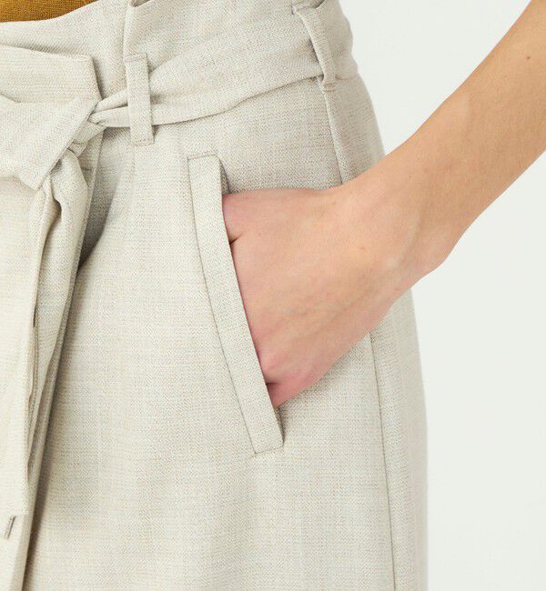 Ballsey「ミックススラブストレッチ マキシラップスカート」|タイト|