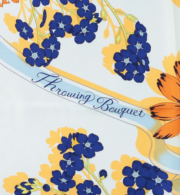 TOMORROWLAND GOODS「manipuri FLOWER シルクスカーフ」|バンダナ・スカーフ|