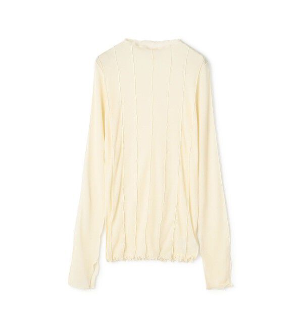 TOMORROWLAND GOODS「HAKUJI Sheer rib BN PO ボトルネック プルオーバー」|Tシャツ・カットソー|11 ホワイト