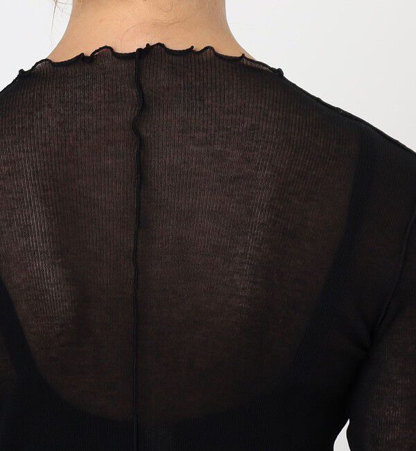 TOMORROWLAND GOODS「HAKUJI Sheer rib BN PO ボトルネック プルオーバー」|Tシャツ・カットソー|