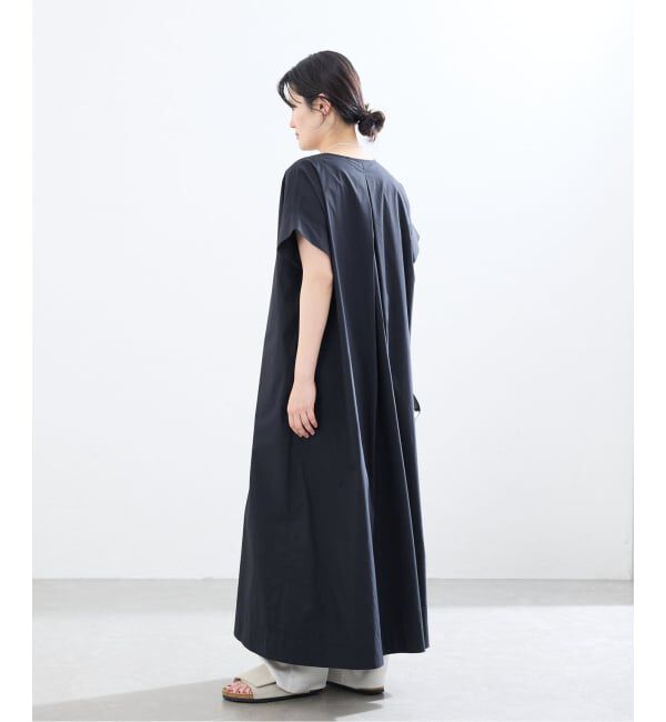 IENA「タイプライターノーカラーワンピース」|ワンピース|