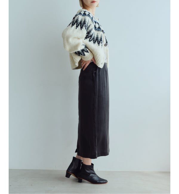 IENA LA BOUCLE「《予約》IENA LA BOUCLE ノルディックハンドニットカーディガン」|ニット・セーター|