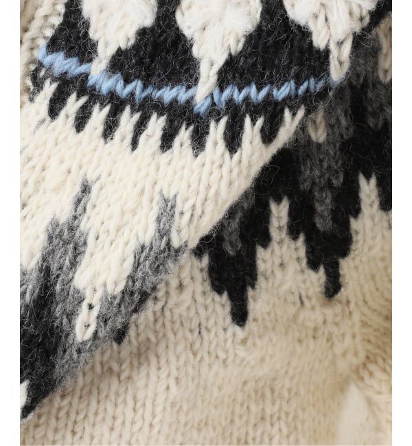 IENA LA BOUCLE「《予約》IENA LA BOUCLE ノルディックハンドニットカーディガン」|ニット・セーター|