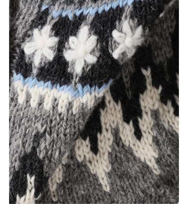 IENA LA BOUCLE「《予約》IENA LA BOUCLE ノルディックハンドニットカーディガン」|ニット・セーター|