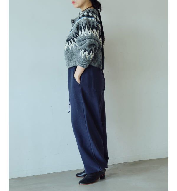 IENA LA BOUCLE「《予約》IENA LA BOUCLE ノルディックハンドニットカーディガン」|ニット・セーター|
