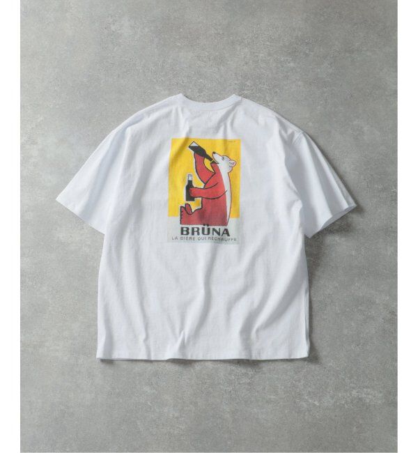 EDIFICE「《追加》SAVIGNAC (サヴィニャック) 別注 French Company プリント Tシャツ」|Tシャツ・カットソー|ホワイト B