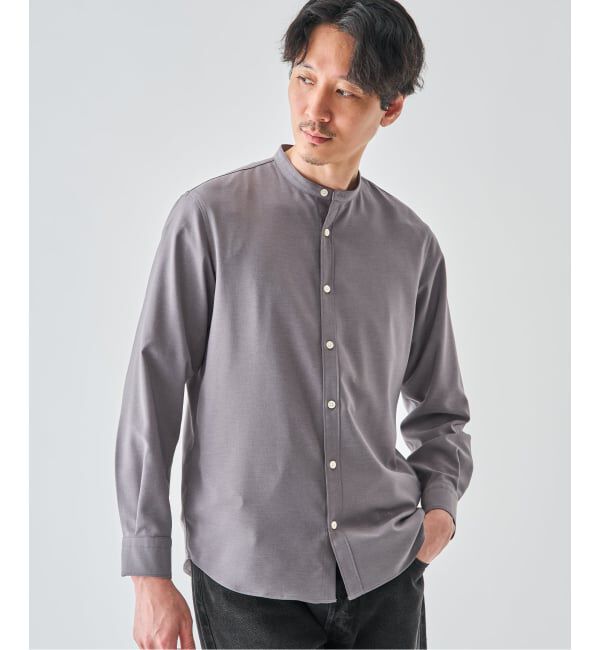 EDIFICE「WOLSTAR TWILL バンドシャツ」|シャツ・ブラウス|
