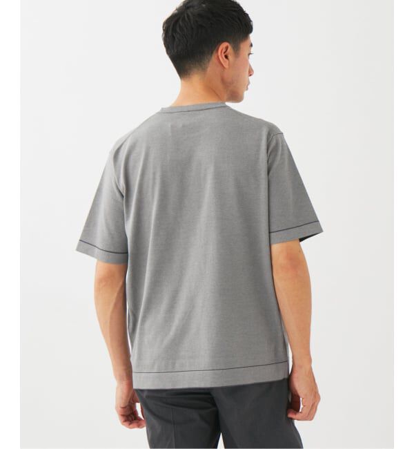 EDIFICE「マイクロ ボーダー ニット Tシャツ」|Tシャツ・カットソー|