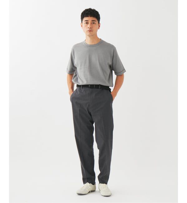 EDIFICE「マイクロ ボーダー ニット Tシャツ」|Tシャツ・カットソー|