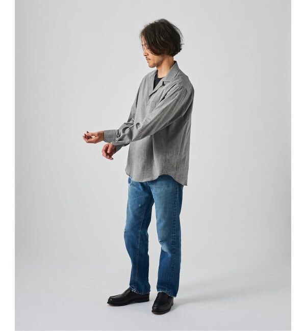EDIFICE「Chambray Gauze プルオーバー シャツ」|シャツ・ブラウス|