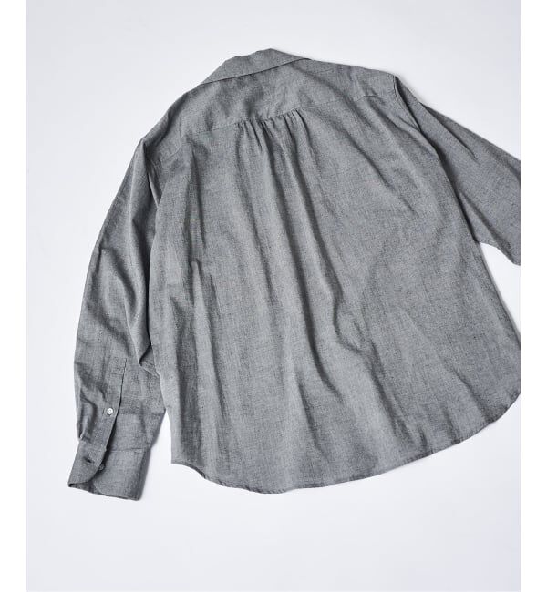 EDIFICE「Chambray Gauze プルオーバー シャツ」|シャツ・ブラウス|