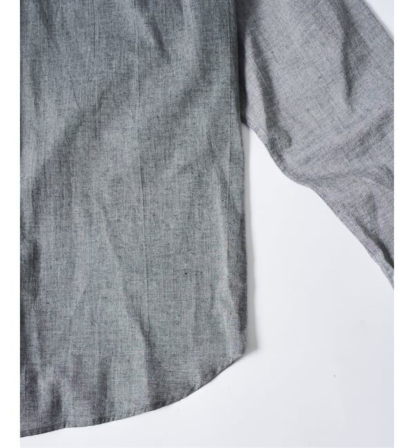 EDIFICE「Chambray Gauze プルオーバー シャツ」|シャツ・ブラウス|