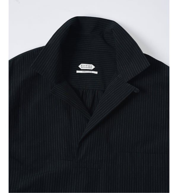EDIFICE「Chambray Gauze プルオーバー シャツ」|シャツ・ブラウス|