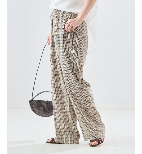 journal standard L'essage「《追加》DEVEAUX GOLDラメモノトーンイージーパンツ」|その他|