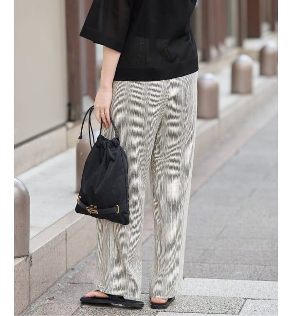journal standard L'essage「《追加》DEVEAUX GOLDラメモノトーンイージーパンツ」|その他|