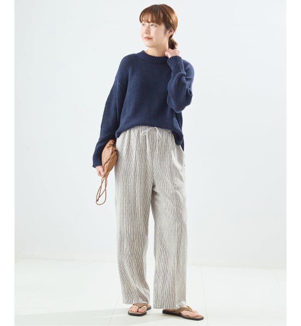 journal standard L'essage「《追加》DEVEAUX GOLDラメモノトーンイージーパンツ」|その他|