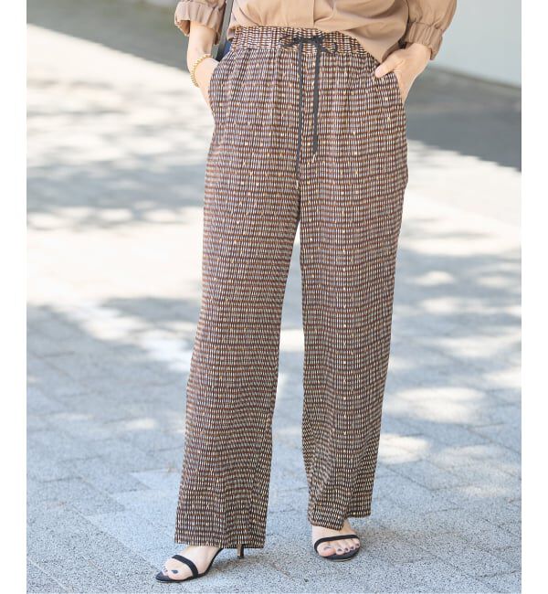 journal standard L'essage「《追加》DEVEAUX GOLDラメモノトーンイージーパンツ」|その他|