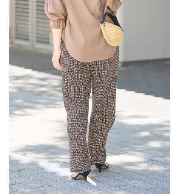 journal standard L'essage「《追加》DEVEAUX GOLDラメモノトーンイージーパンツ」|その他|