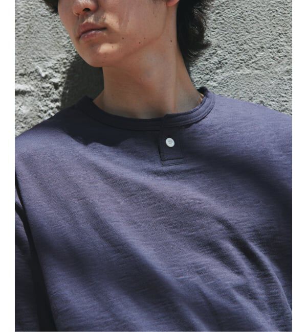 JOURNAL STANDARD relume「スラブ天竺 1ボタン ヘンリーネック Tシャツ」|Tシャツ・カットソー|
