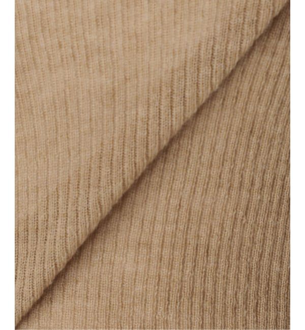 U by SPICK&SPAN「《予約》レースドッキングニット」|ニット・セーター|