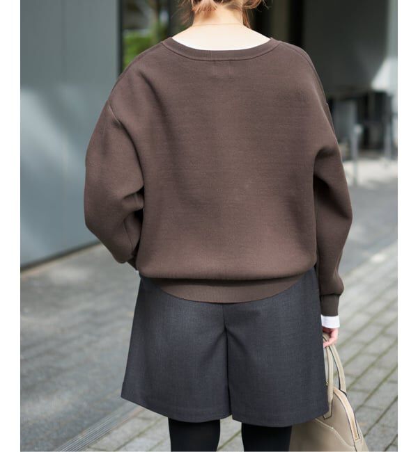 Spick and Span「《WEB限定カラー有り / 追加予約》メタルボタンヘンリーネックニット」|ニット・セーター|