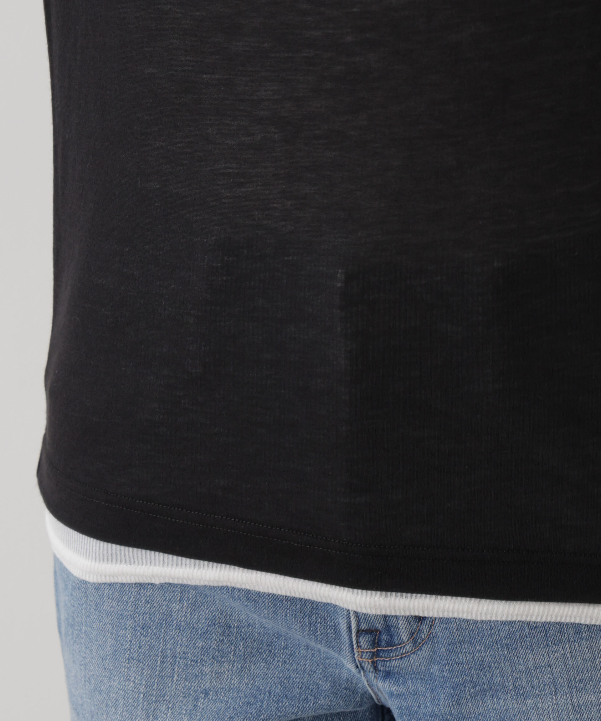 NANO universe「シアーテレコ&天竺ロンTeeセット」|Tシャツ・カットソー|