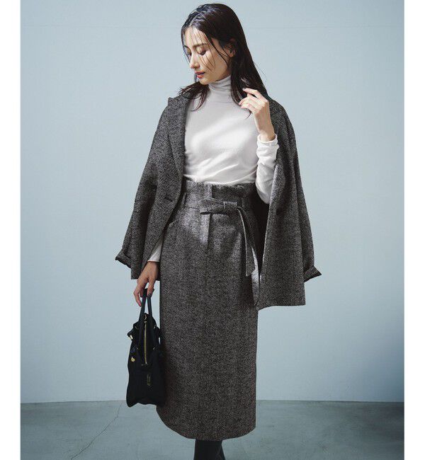 23区「【Oggi1月号/CLASSY.11月号掲載】スムージーコットン タートルネック ニット」|ニット・セーター|