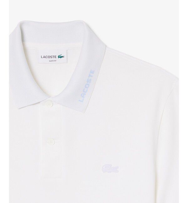 LACOSTE「ネームジャカードカラーポロシャツ」|ポロシャツ|