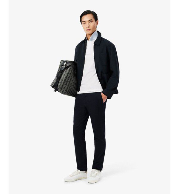 LACOSTE「ネームジャカードカラーポロシャツ」|ポロシャツ|