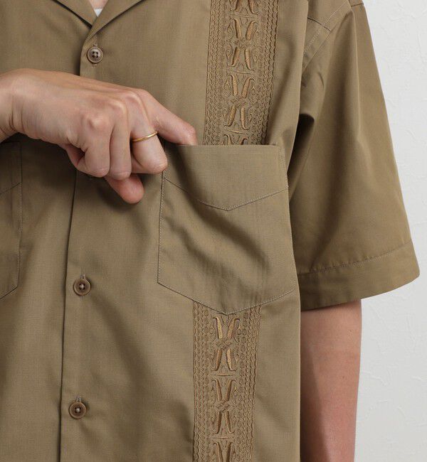 NOLLEY'S goodman「クジラ刺繍 キューバシャツ 26SS」|シャツ・ブラウス|