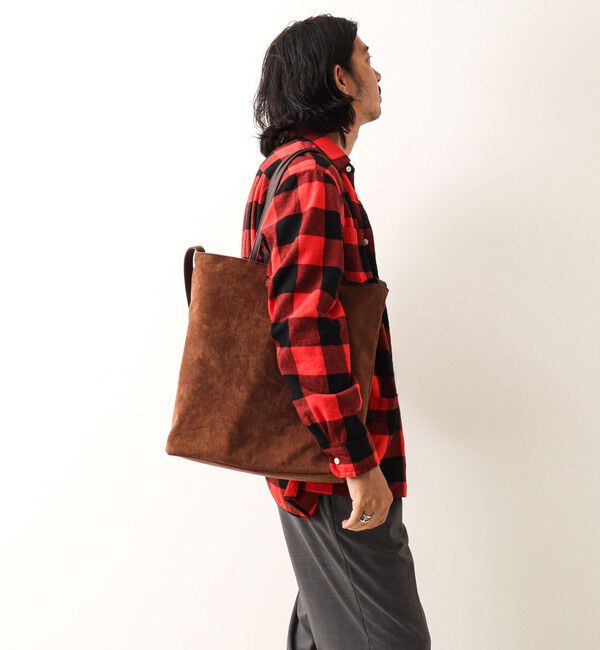 NOLLEY'S goodman「【Un coeur/アンクール】K906021 SUEDE DRAPE 2WAY TOTE」|トートバッグ|
