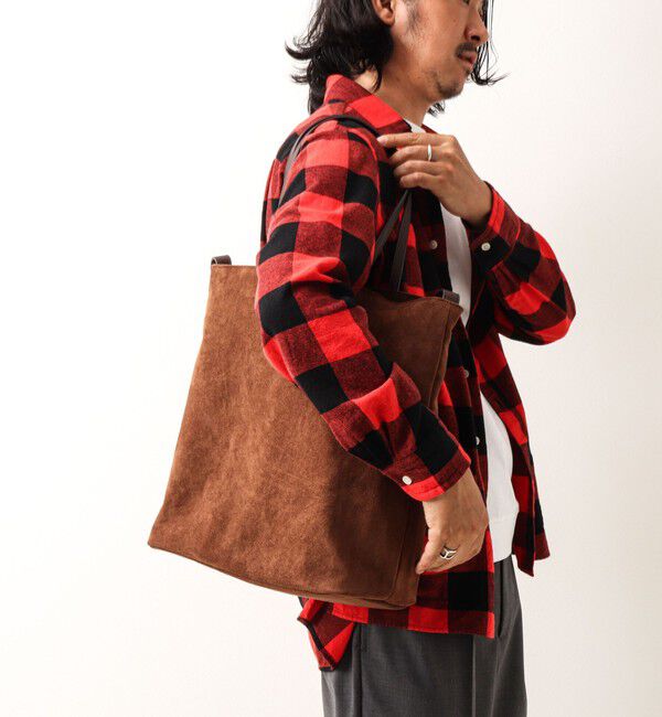 NOLLEY'S goodman「【Un coeur/アンクール】K906021 SUEDE DRAPE 2WAY TOTE」|トートバッグ|