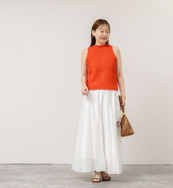 NOLLEY'S sophi「《セットアップ対応》【WALANCE/ワランス】paper knit sleeveless top」|ニット・セーター|