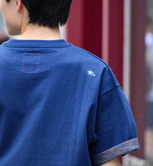 GLOSTER「【BOY刺繍】裏グラデーション ワンポイント半袖Tシャツ」|Tシャツ・カットソー|