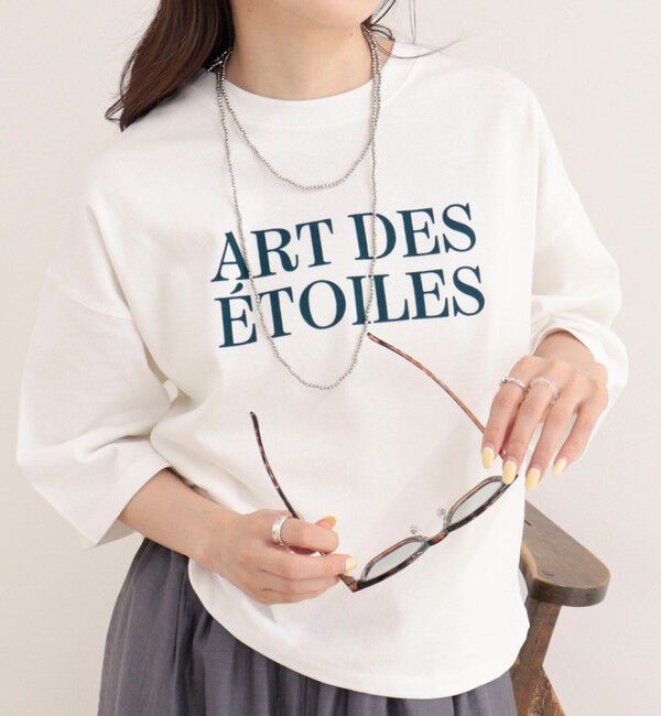 fredy emue「フロッキーロゴ5分袖Tシャツ」|Tシャツ・カットソー|