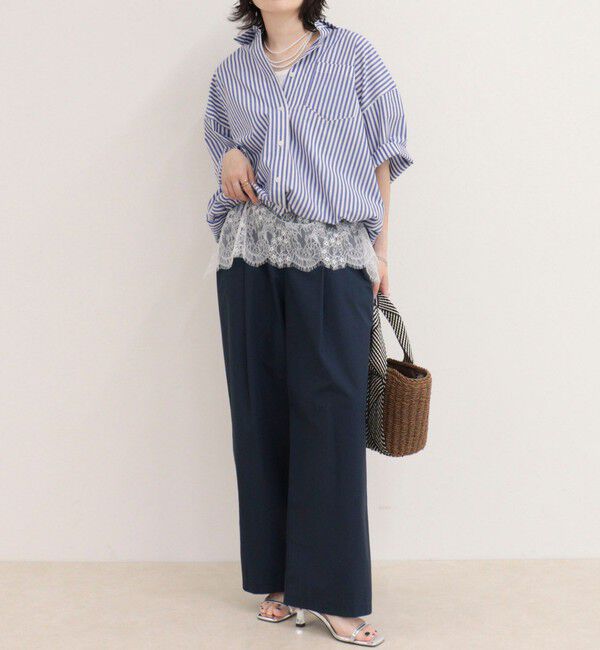 fredy emue「【人気につき半袖Ver.で再登場】汗染み軽減加工COTTON半袖シャツブルゾン」|シャツ・ブラウス|