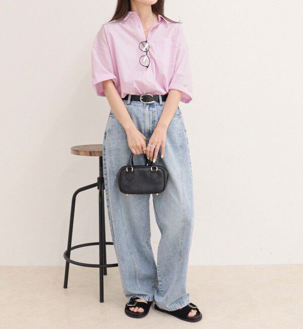 fredy emue「【人気につき半袖Ver.で再登場】汗染み軽減加工COTTON半袖シャツブルゾン」|シャツ・ブラウス|