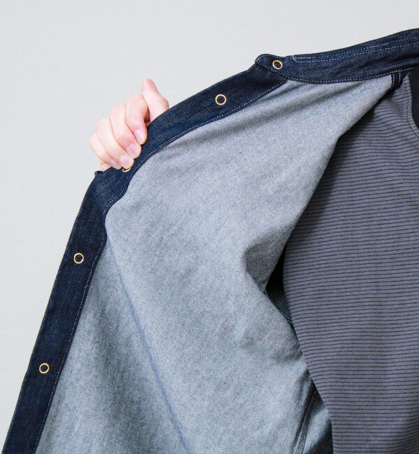 GLOSTER「【デニムのようでデニムじゃない】NON DENIM SHIRTS ノンデニムシャツ」|シャツ・ブラウス|