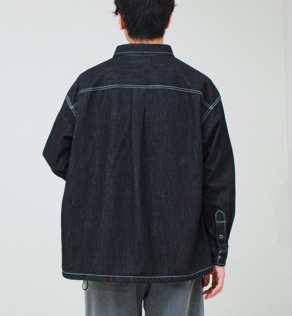 GLOSTER「【デニムのようでデニムじゃない】NON DENIM SHIRTS ノンデニムシャツ」|シャツ・ブラウス|