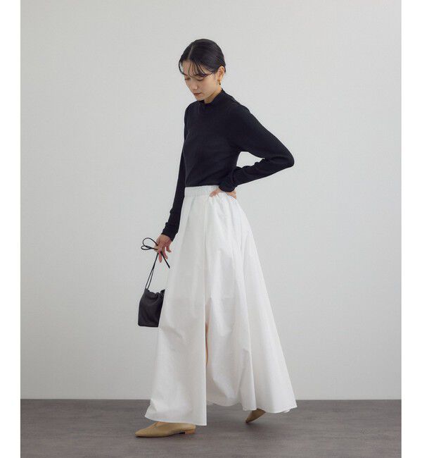 SALON adam et rope'「Hug Silkハイネックプルオーバー」|Tシャツ・カットソー|