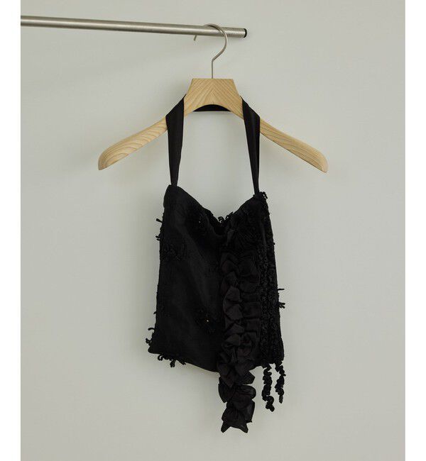SALON adam et rope'「【crinkle crinkle crinkle】別注3D刺繍フリルトートバッグ」|トートバッグ|